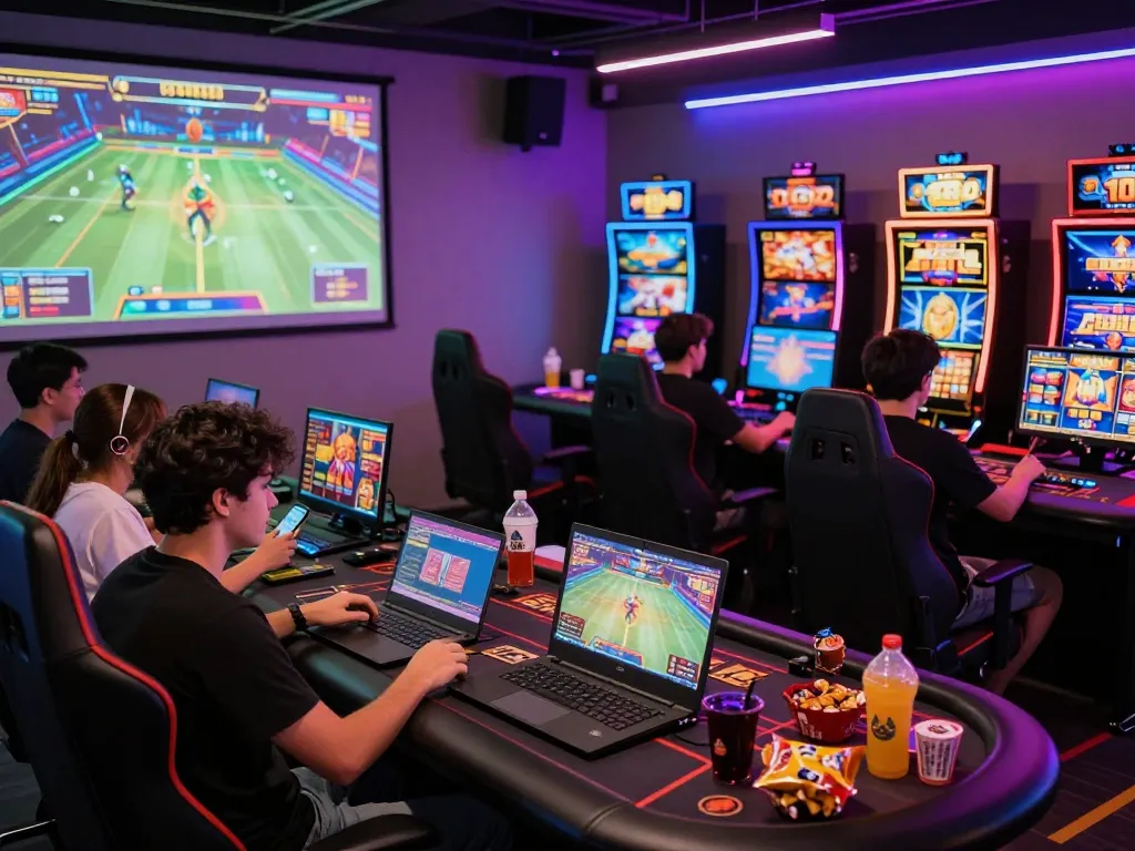 Players exploring diverse games on OPEN888 platform, enjoying interactive online gaming experience.
