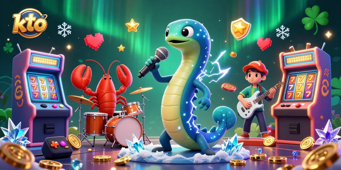 Engage with kto's thrilling electric eel DJ performance in an underwater casino.