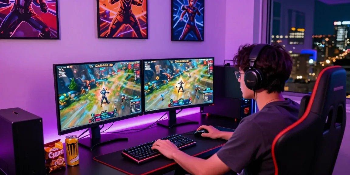 Player engaged in OSAKA88 gaming session with vibrant atmosphere and advanced setup.