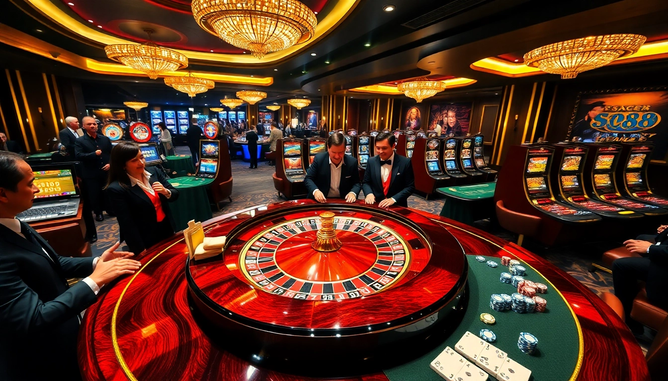 Engage in exciting online gambling experiences at SC88 with vibrant casino visuals.