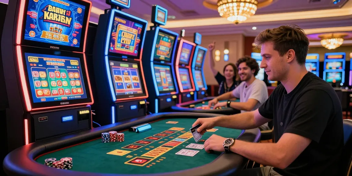 Exciting player experience at credit card casinos with engaging live dealer games and vivid casino ambiance.