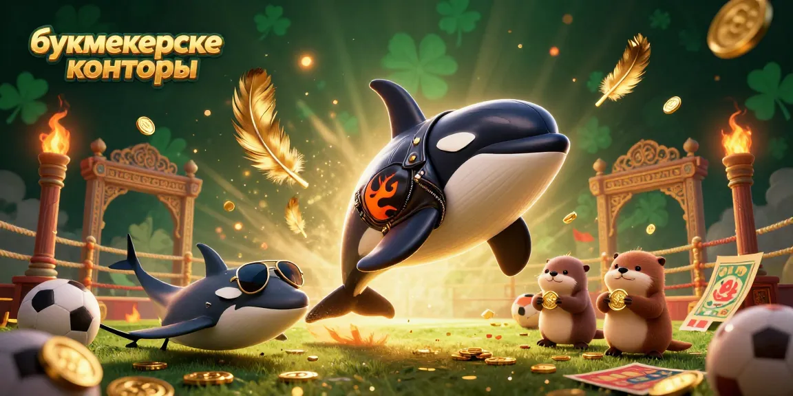 Experience the excitement of букмекерские конторы with dynamic scenes of sports betting and wins.