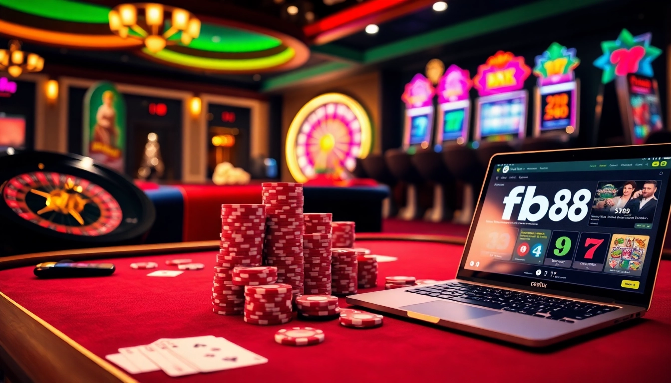 Experience the excitement of gambling with FB88 report showcasing vibrant casino action.