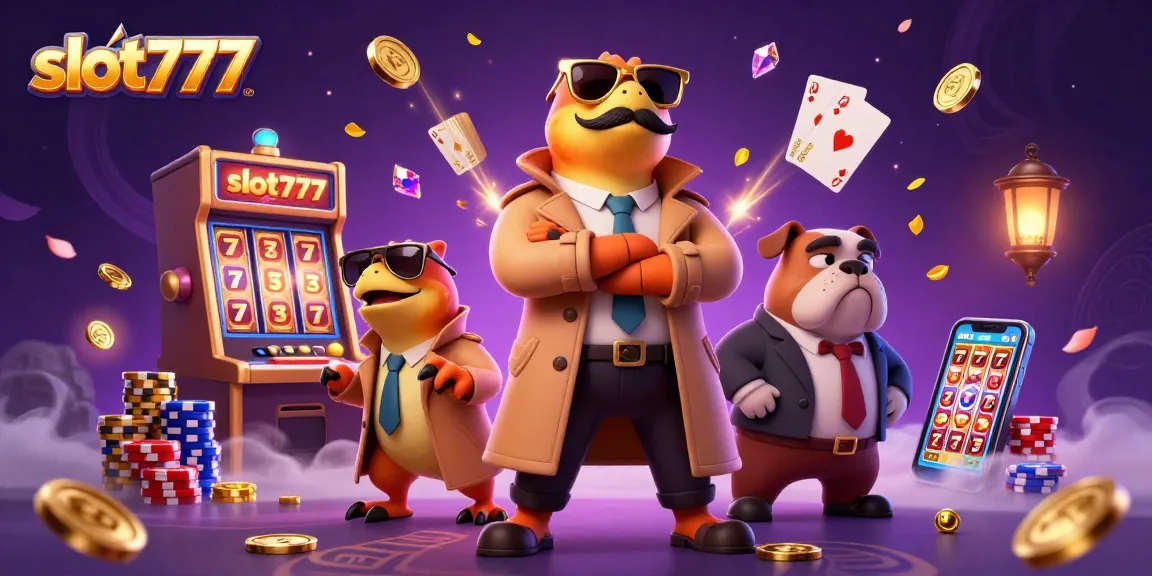 Experience thrilling gameplay with slot777 as animated raptors attempt to enter a VIP casino.