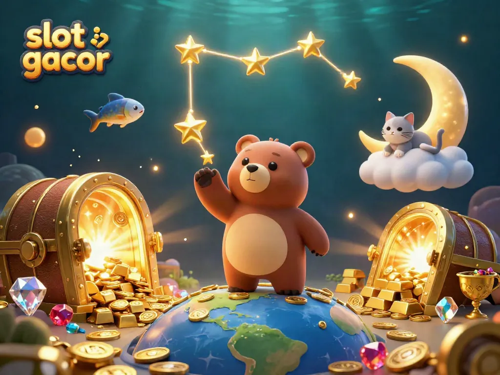 Menggandakan slot gacor dengan petualangan berkilau dikelilingi harta karun yang mewah