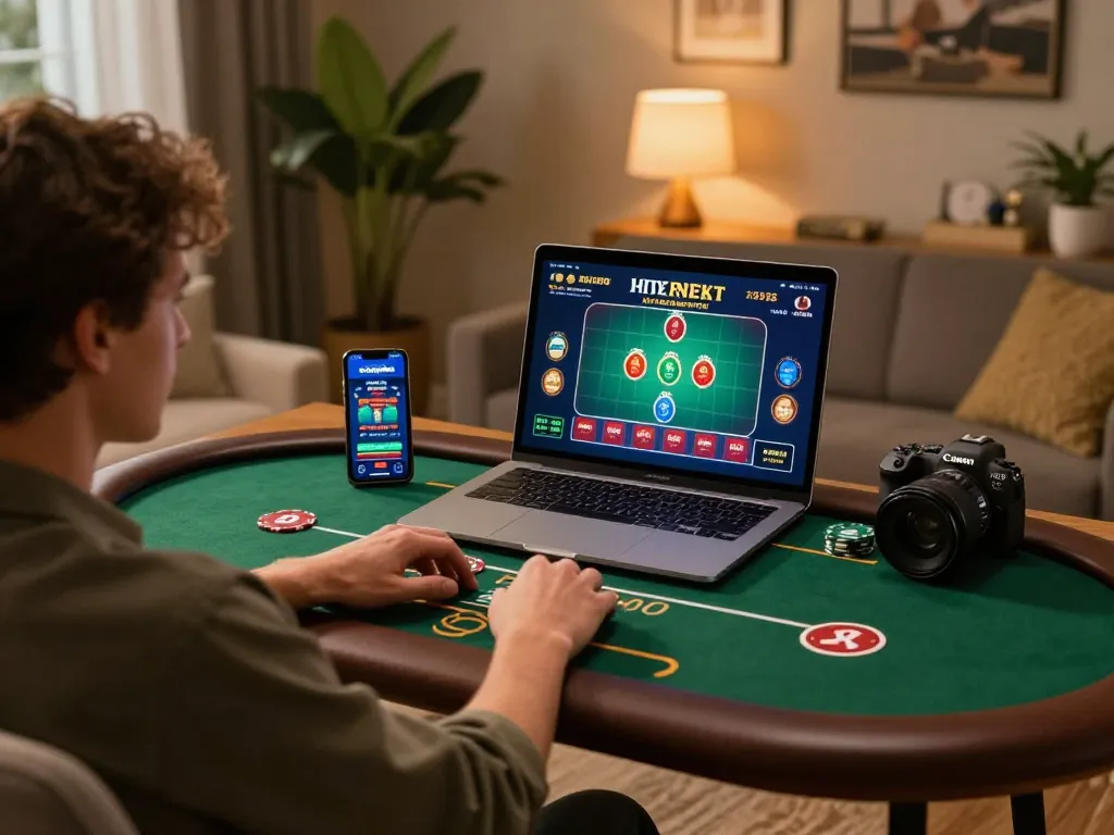 Experience thrilling online poker gameplay on 789P with friends at home, engaging atmosphere