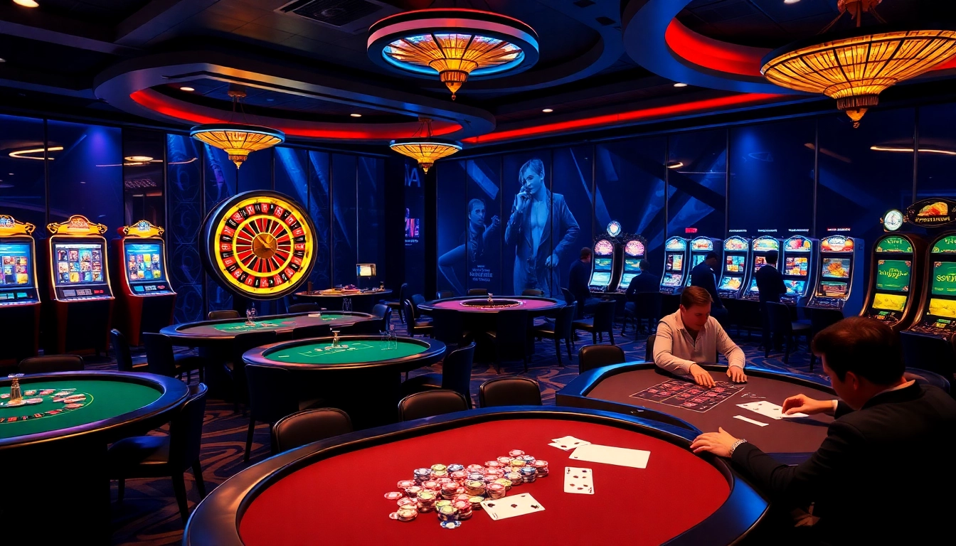 Experience the excitement of gambling at trang chủ lc88 with vibrant casino tables and games.