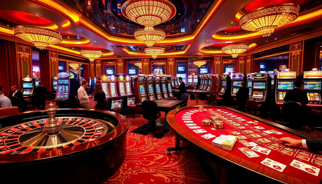 Experience thrilling gameplay and vibrant action at link vào five88's luxurious casino setting.