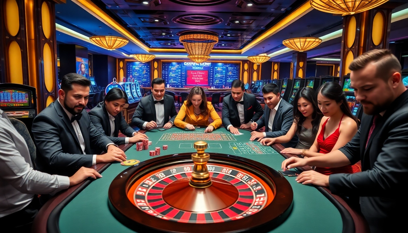 Experience the excitement at F8BET COM with dynamic casino gaming scenes showcasing thrilling bets and high-stakes plays.