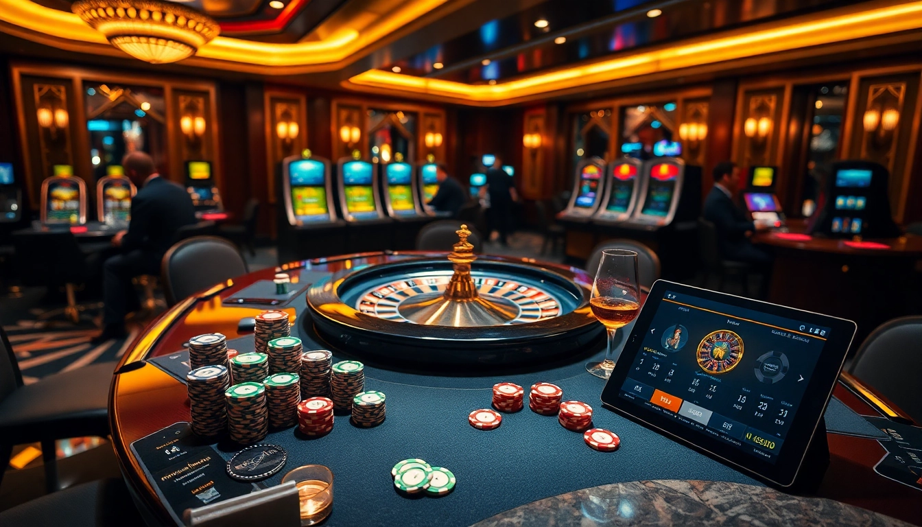 Engaging poker game experience at https://mn88.ltd/ with colorful chips and cards.