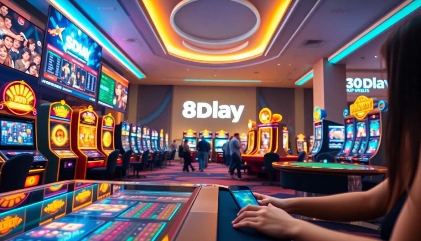 8day online gaming platform showcasing vibrant games and user-friendly interface for an engaging experience.