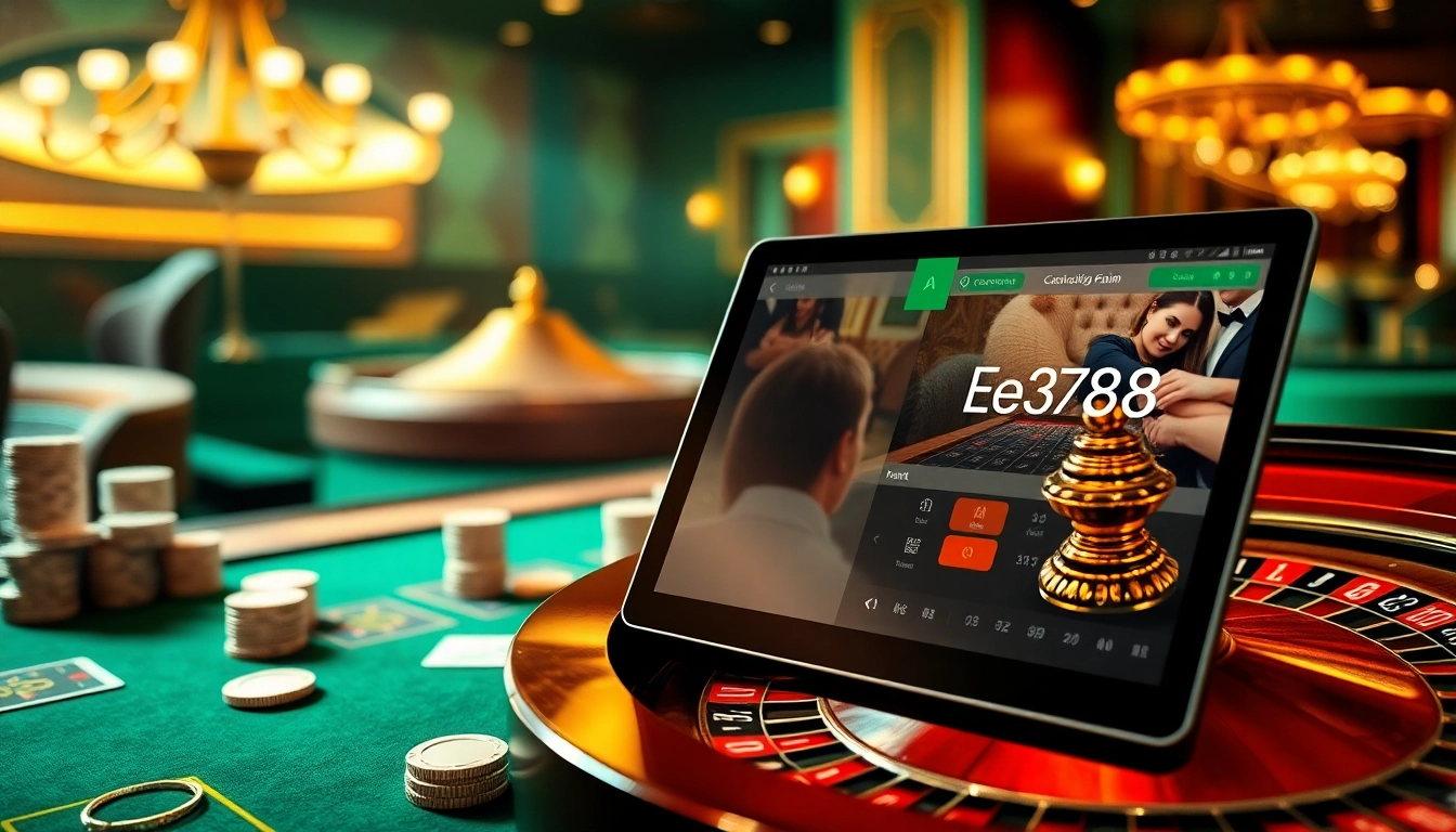 Engage in thrilling gameplay at Ee88 with vibrant casino tables and interactive online betting.
