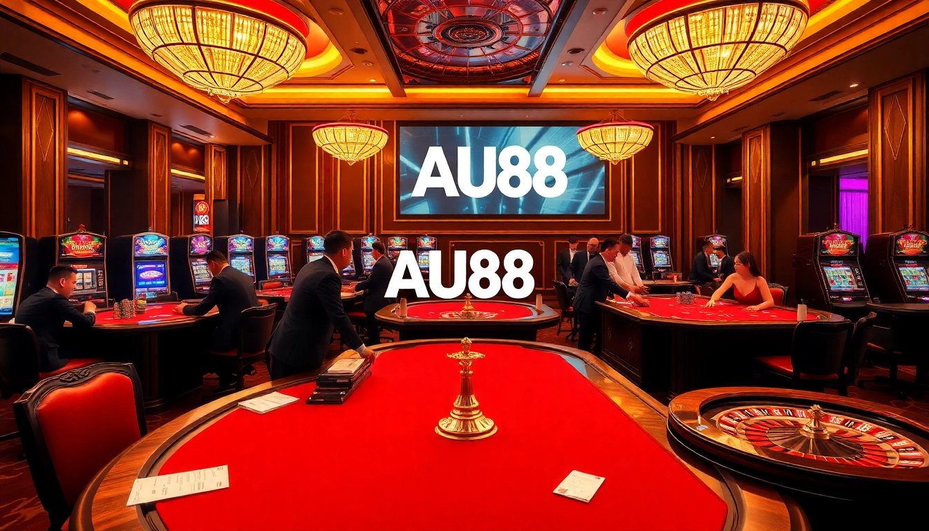Experience high-stakes thrills at AU88 casino with vibrant tables and professional gameplay.
