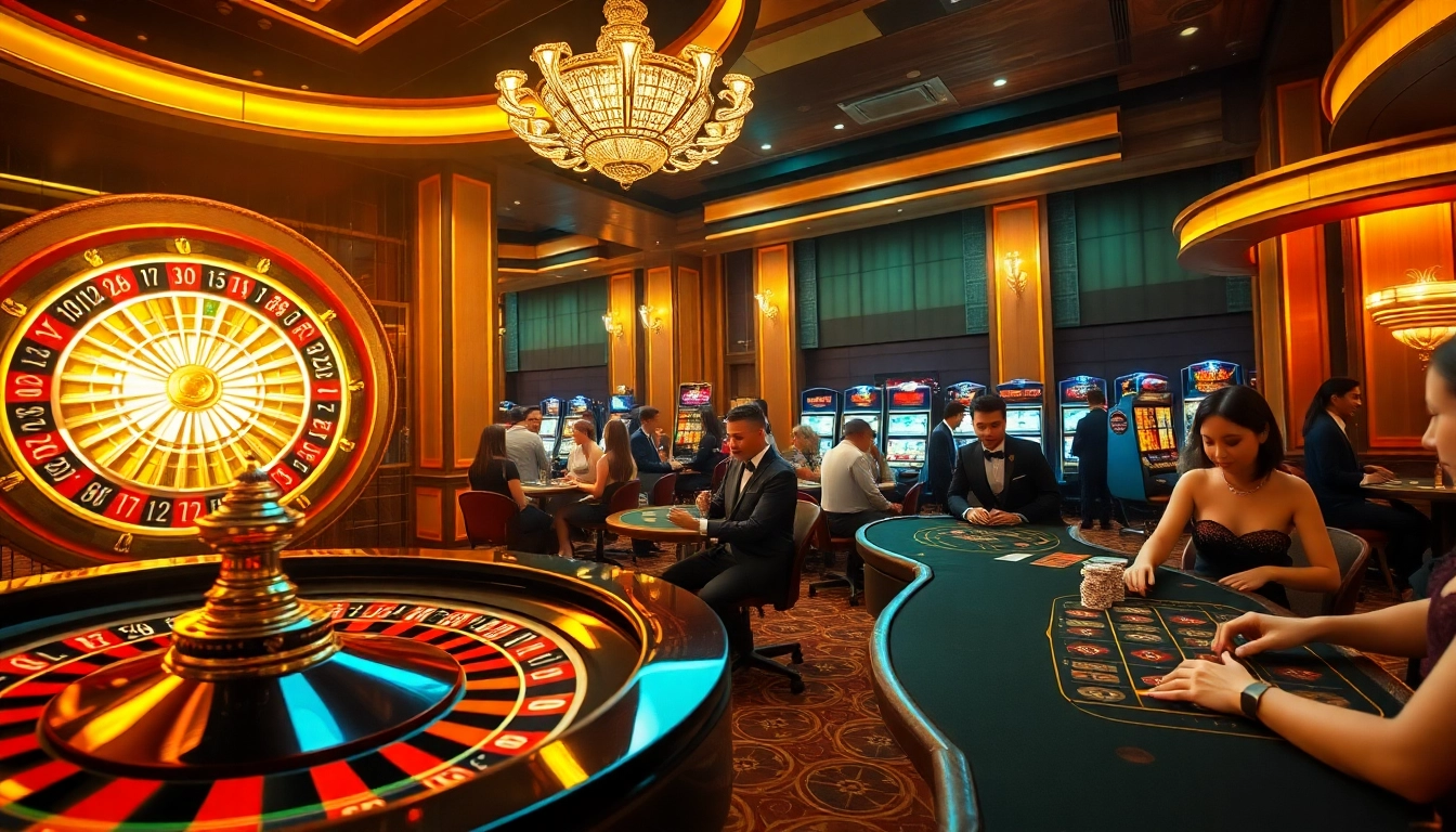 Experience the thrill of gambling at https://gk88.bond/ with luxurious casino tables and vibrant games.