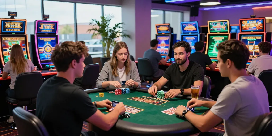 Exciting scene from scoarch.org.uk showing players enjoying credit card casinos with vibrant games and lively atmosphere.