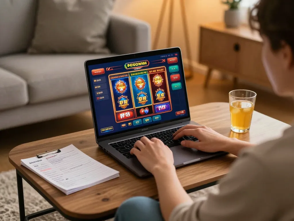 Engaging in online casino games on sc881 platform with cozy atmosphere and personal touches.
