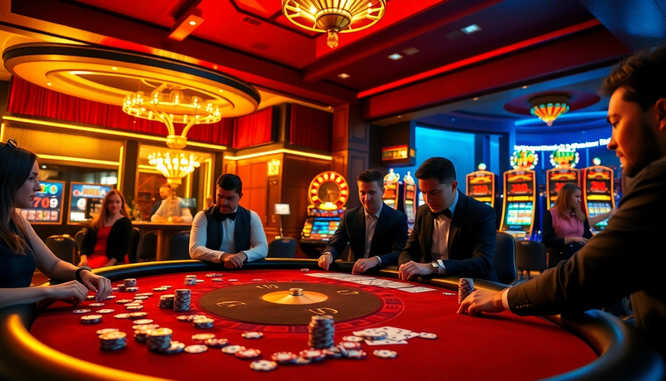 Experience high-stakes gaming at the MM OO casino with vibrant tables and thrilling roulette action.