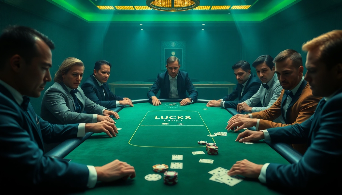 LUCK8 offers thrilling poker action with intense players and luxury casino elements.