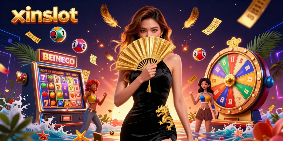 XINSLOT offers thrilling gaming adventures with vibrant slot reels and dynamic action for players.