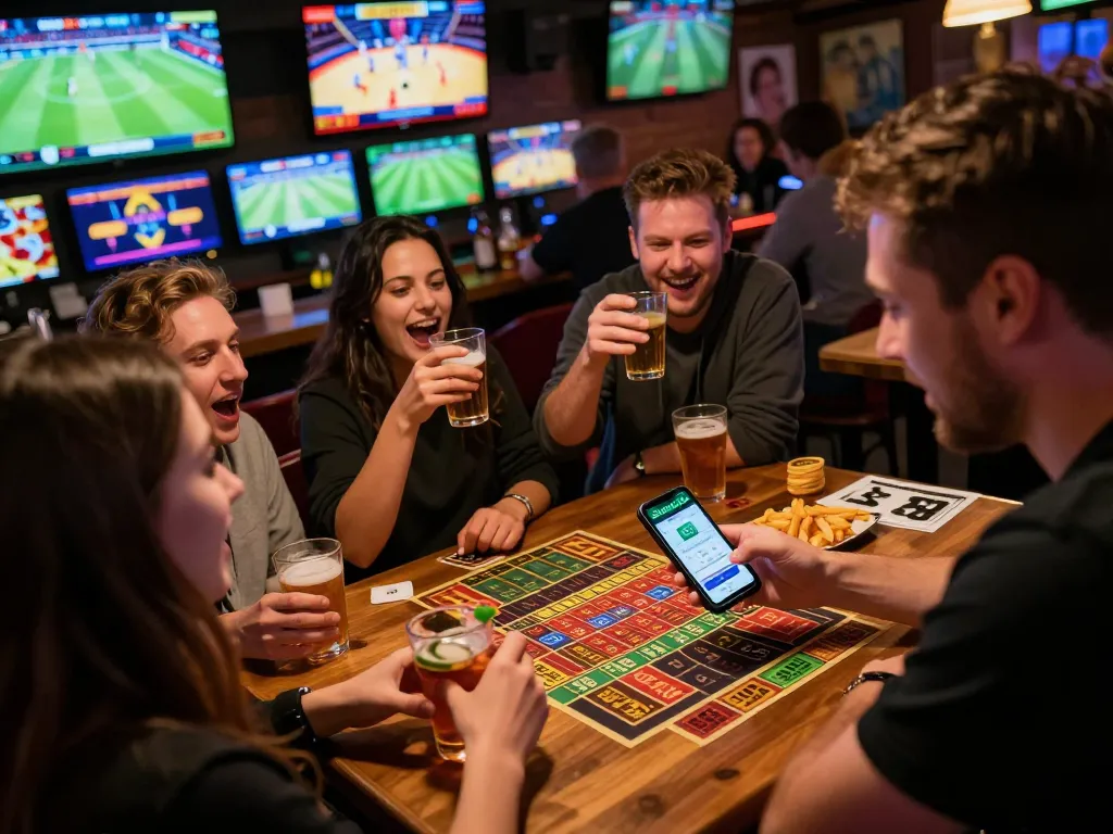 Place bets with sbobet app during thrilling sports betting night.