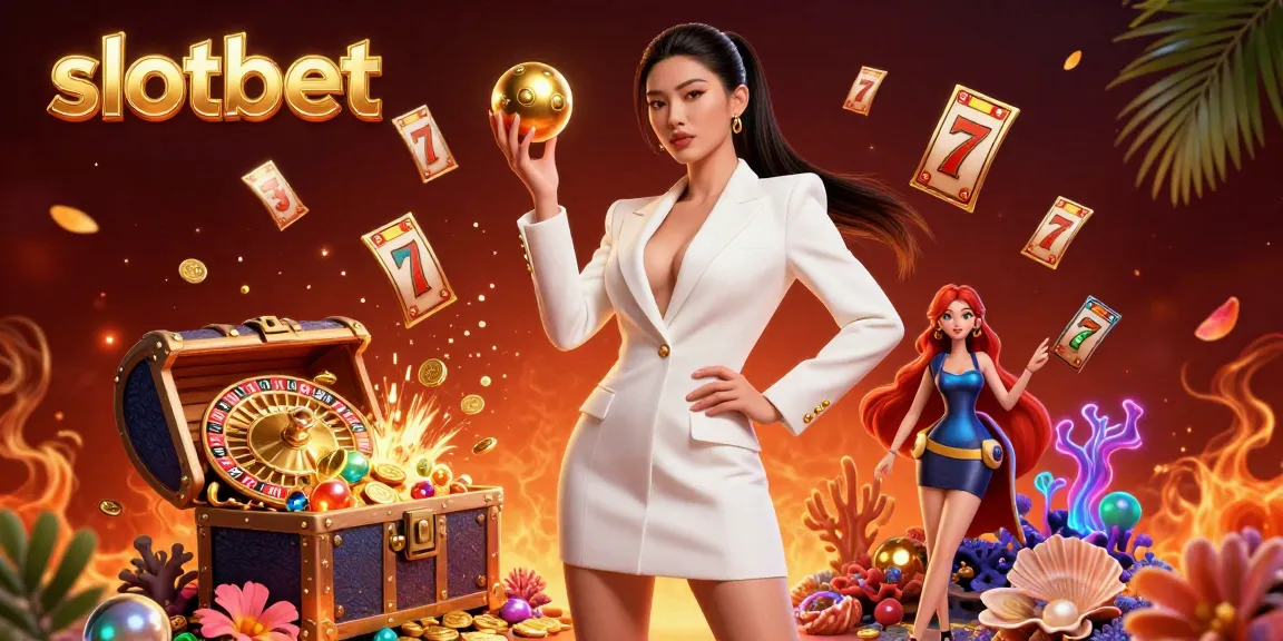 Experience immersive gameplay at slotbet with a stunning Asian woman showcasing luxury casino vibes in a vibrant setting.