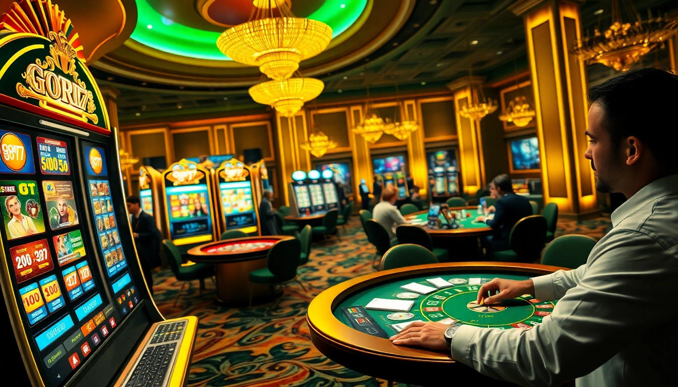 Experience vibrant gambling action at gori77 with thrilling slot machines and poker tables.