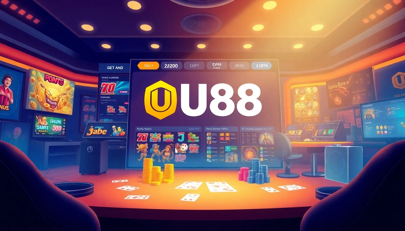 Experience the excitement of online gaming with UU88's vibrant casino platform, showcasing thrilling slot games and sports betting.
