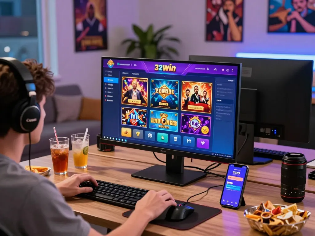 Exciting online gaming experience at 32win with vibrant graphics and engaging interface.