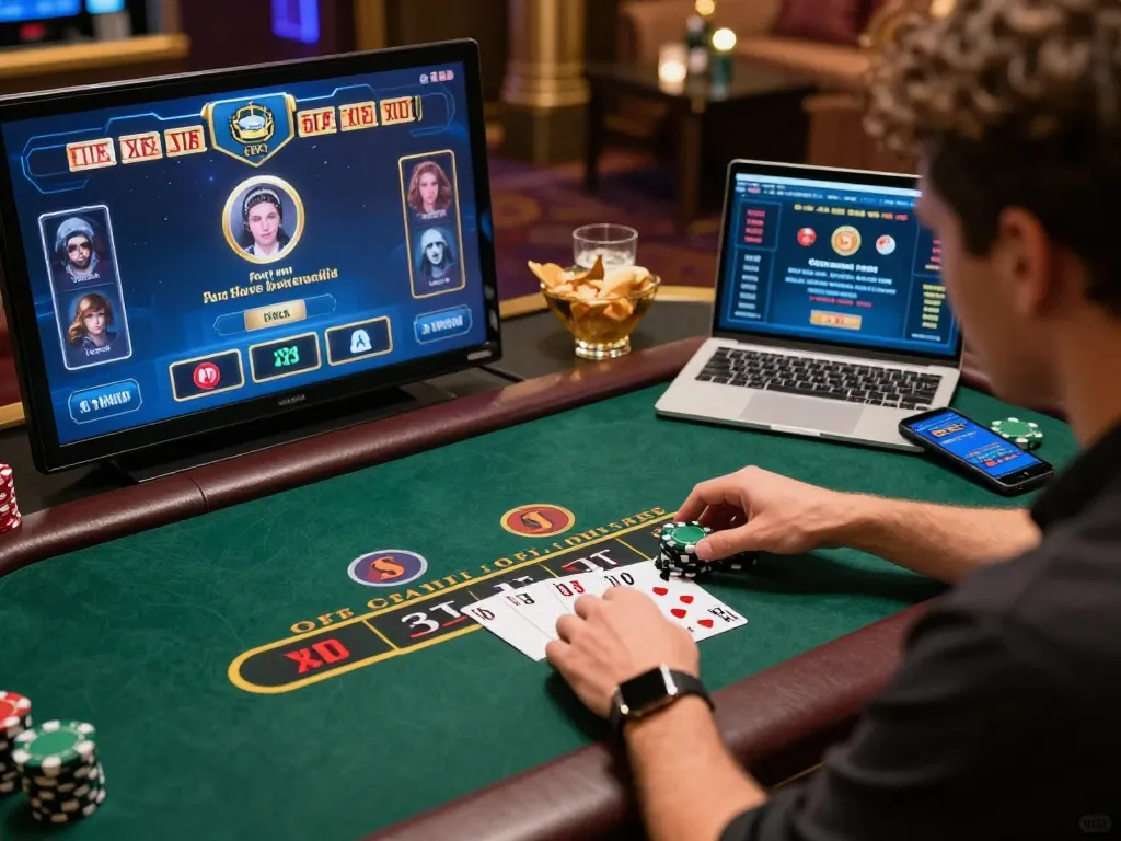 TT88 player enjoying an engaging live dealer blackjack game with strategic insights