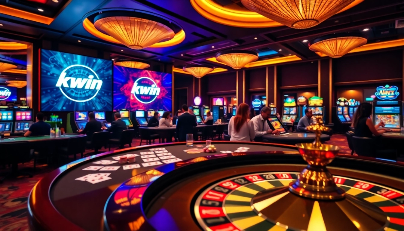 Experience the thrill of Kkwin with vibrant casino games and digital interfaces.