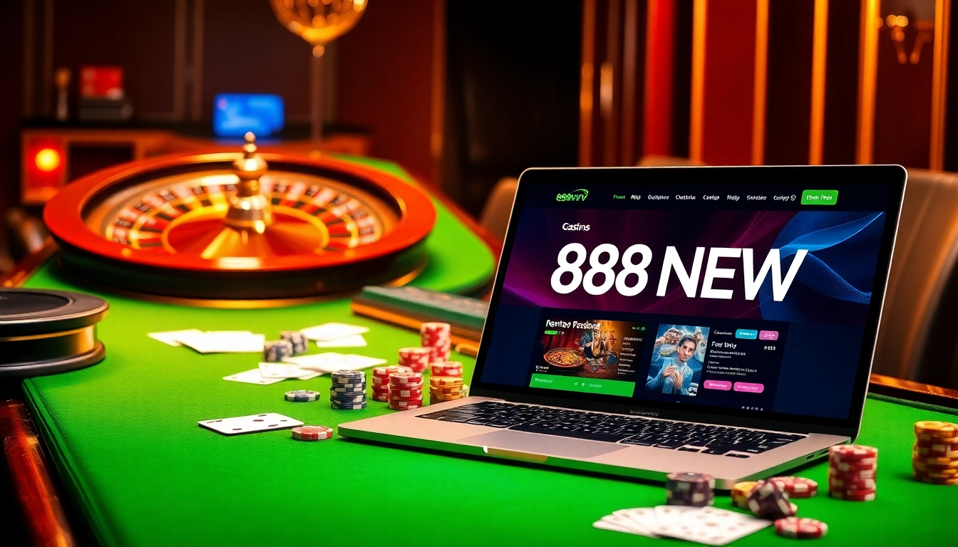 Experience thrilling gameplay at 888NEW, where exciting casino games and vibrant atmosphere come alive.