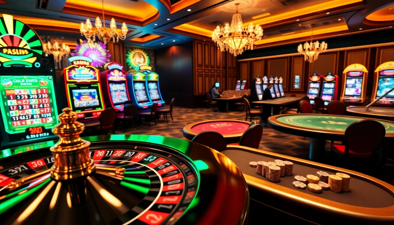 Experience the excitement of qq88 com gaming with high-stakes poker tables and vibrant slot machines.