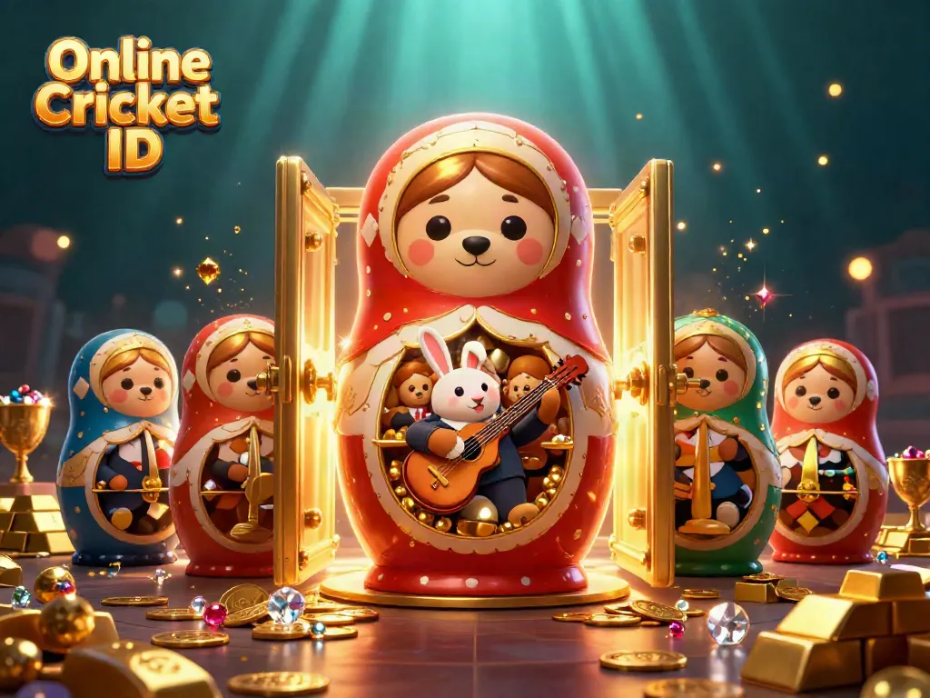 Experience the thrill of betting with an Online Cricket ID while surrounded by sparkling casino treasures.