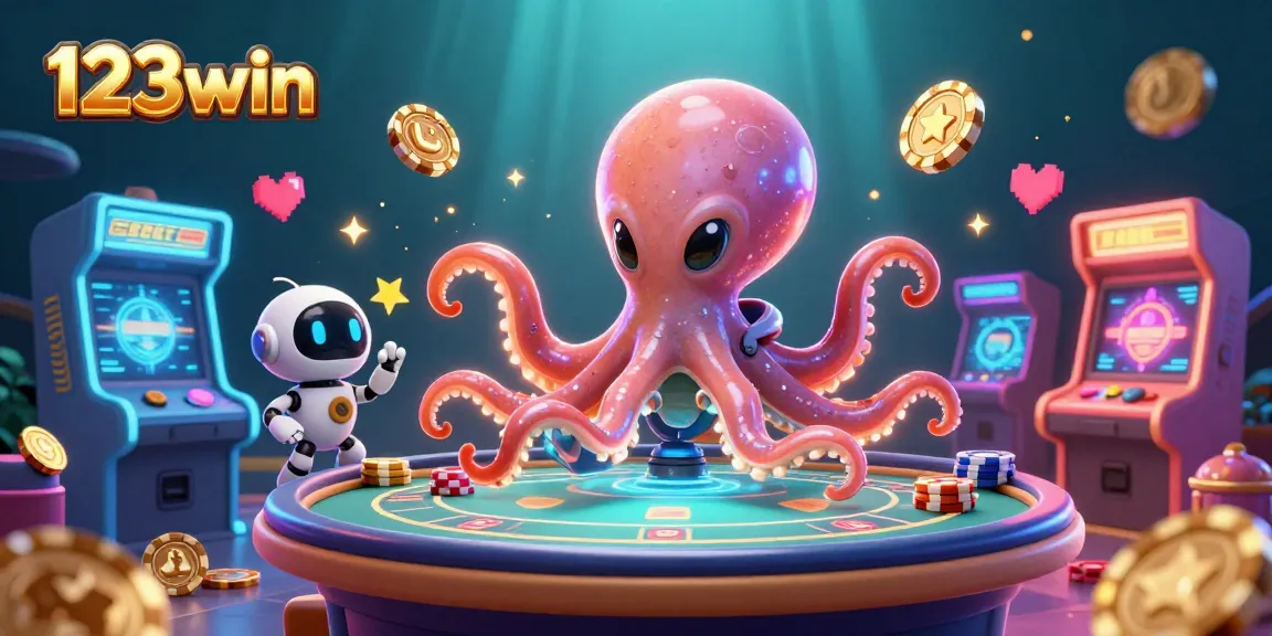 Engage with thrilling games at 123win, where amazing alien characters operate a holographic poker table.