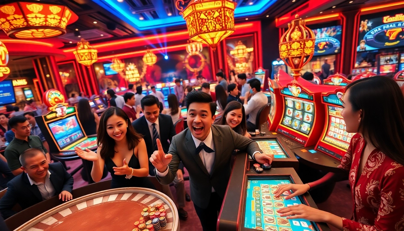 An exciting casino scene highlighting MM88, showcasing players engaged in dynamic betting activities in a vibrant atmosphere.