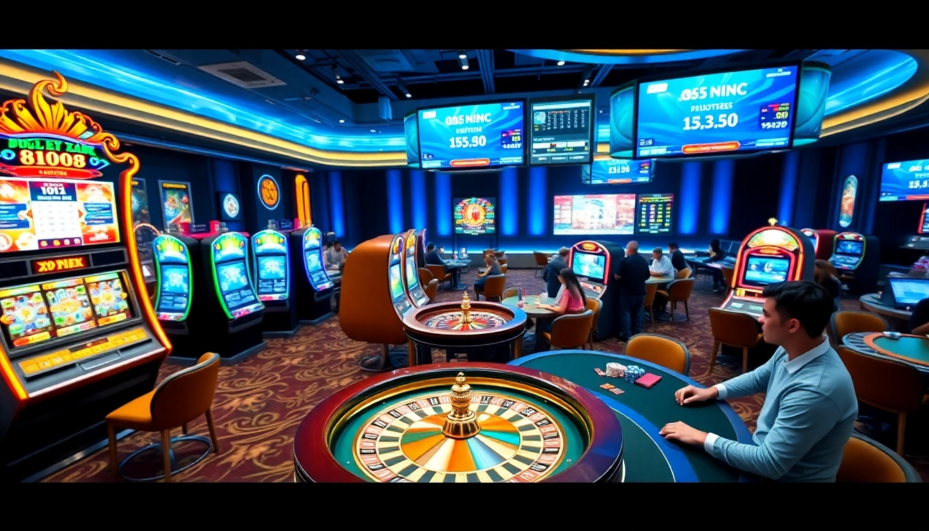 Experience the thrill of online gambling at 88nn with vibrant casino games and engaging atmosphere.