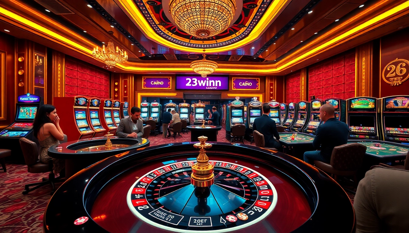 Experience thrilling games at 23win06 with vibrant casino visuals and engaging players.