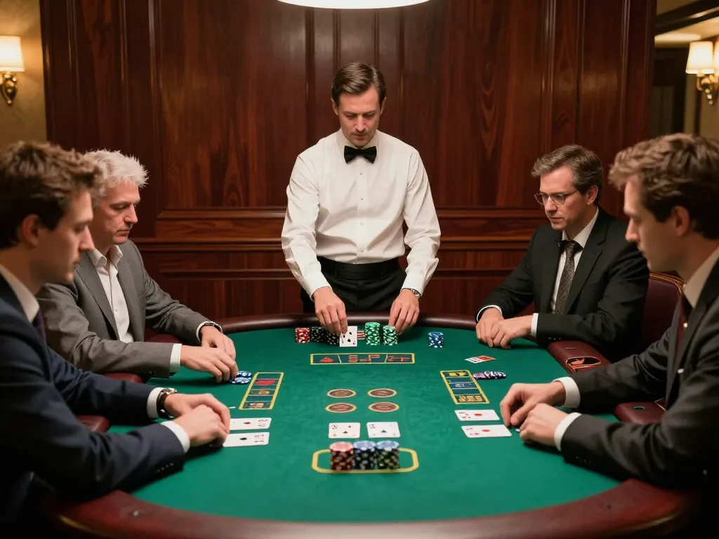 ku88 blackjack players engaging in high-stakes action at an upscale casino
