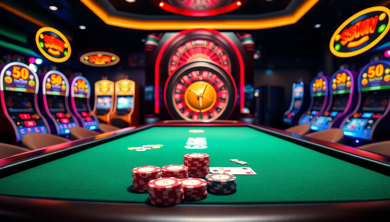 Experience the thrill of gambling at 58win's vibrant casino table full of excitement.