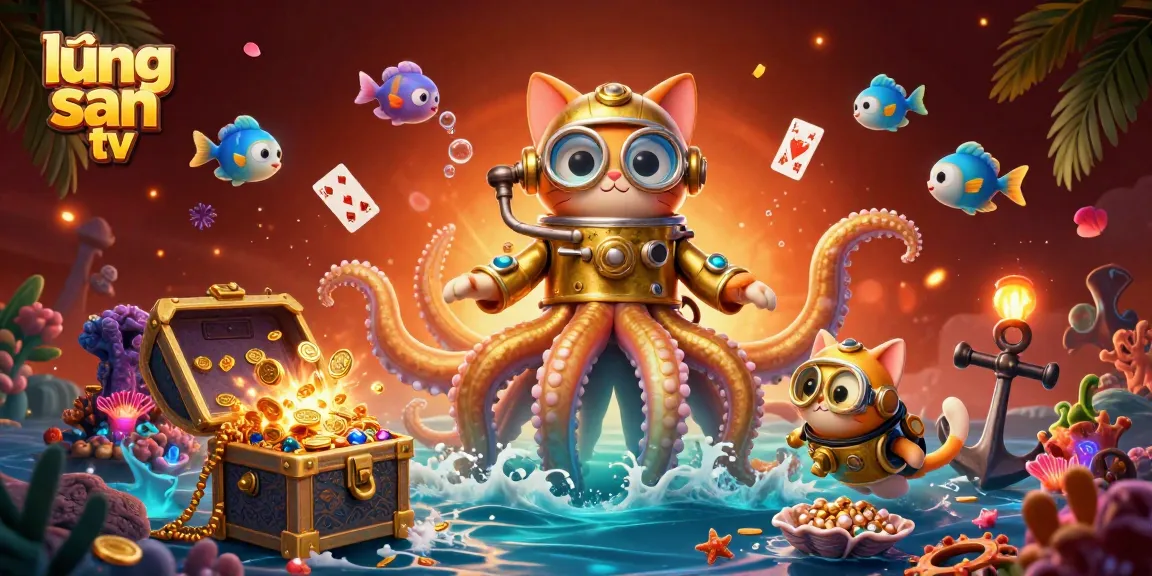 Experience top-notch action with lương sơn tv, as a kraken unleashes a treasure chest of vivid gems and coins!