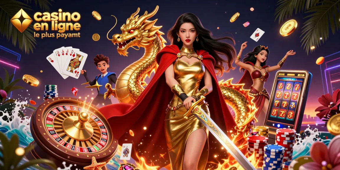 Experience thrilling wins at casino en ligne le plus payant with dynamic gameplay and vibrant casino elements.