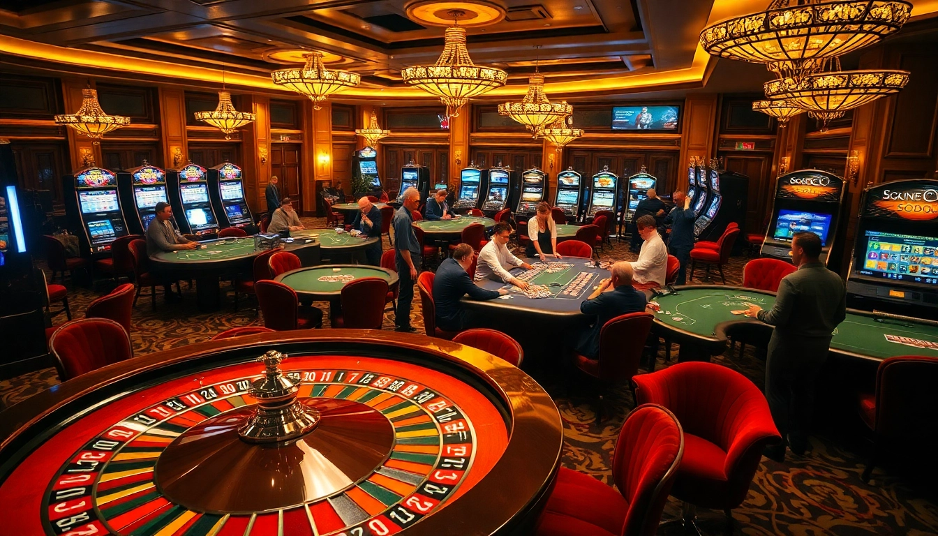Experience the excitement at SODO Casino with thrilling games and vibrant atmosphere.