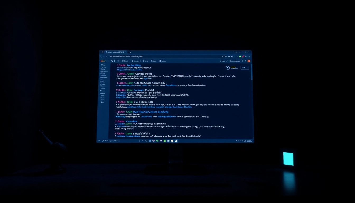 Explore the innovative Hidden Wiki directory, showcasing secure .onion links on a modern interface.