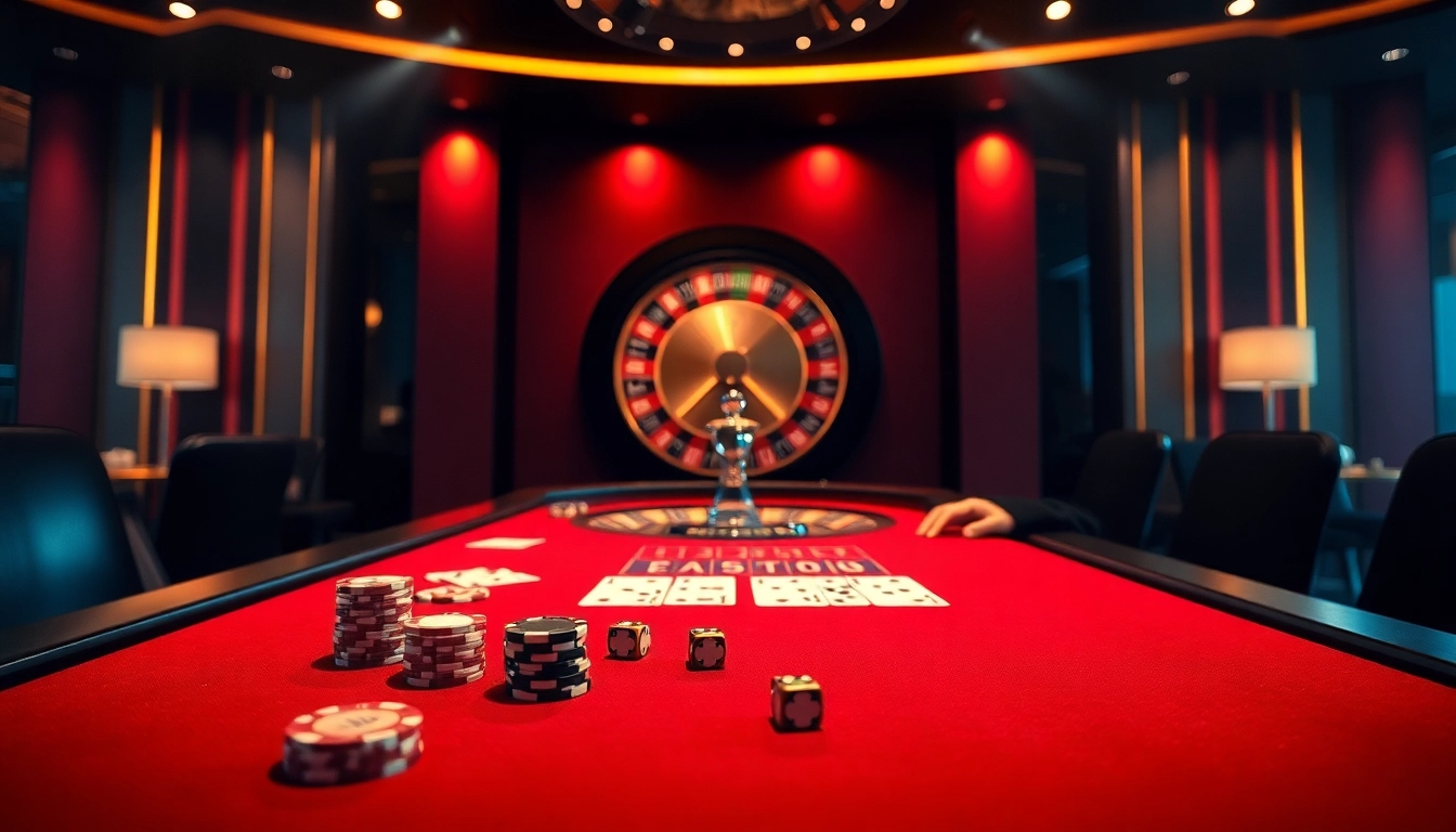 Experience the thrill of j88 com with an elegant casino scene, featuring dynamic gameplay and engaging action.