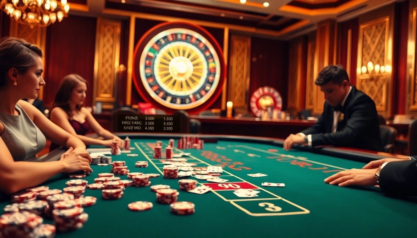Play Baccarat online at https://xx88.us/ in a stunning, luxurious casino setting.